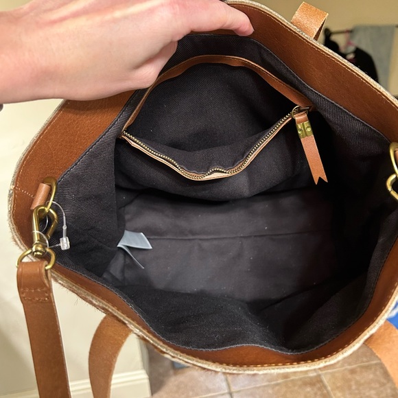 Madewell Medium Transport Tote Printed Calf Hair - Picture 8 of 15